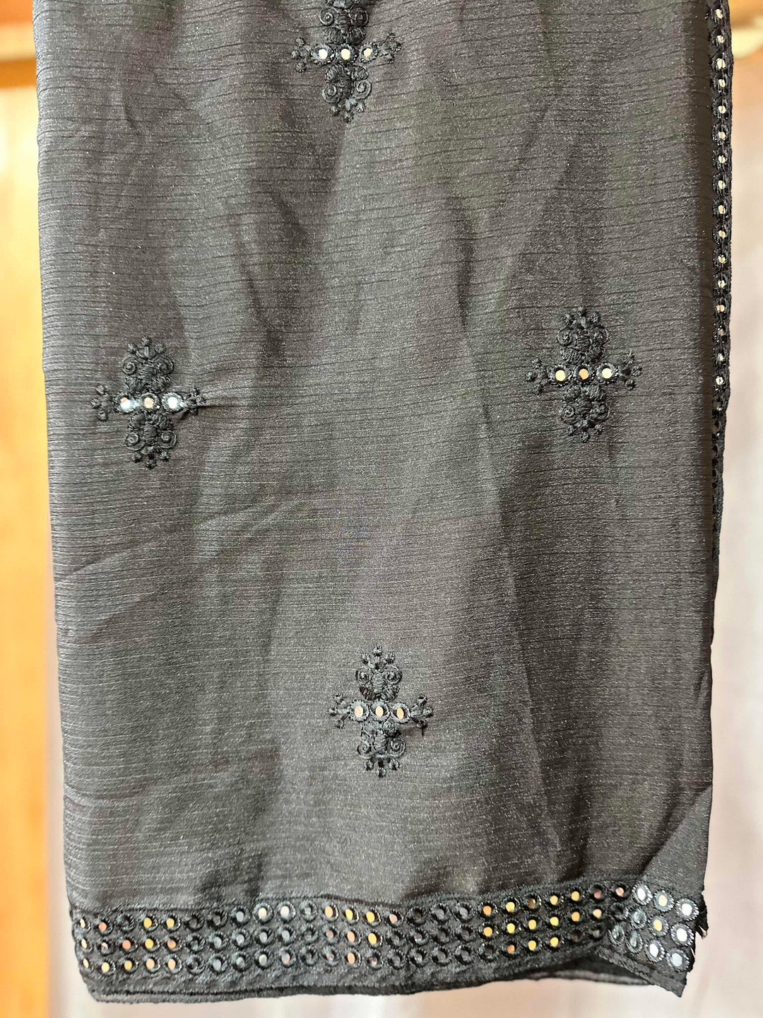 Elegant Full Length 2.5M Chiffon Dupatta with Exquisite Sequin Work – Perfect for Special Occasions - Shree