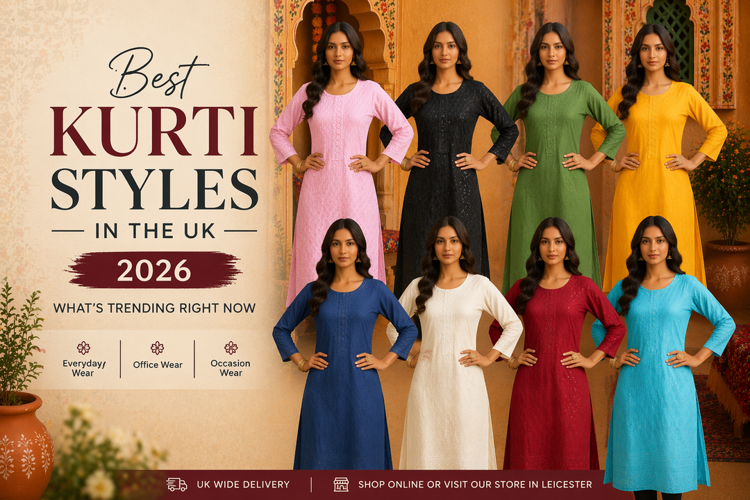 Best Kurti Styles in the UK 2026 – Trending Indian Kurti Tops & Sets | Shree Leicester