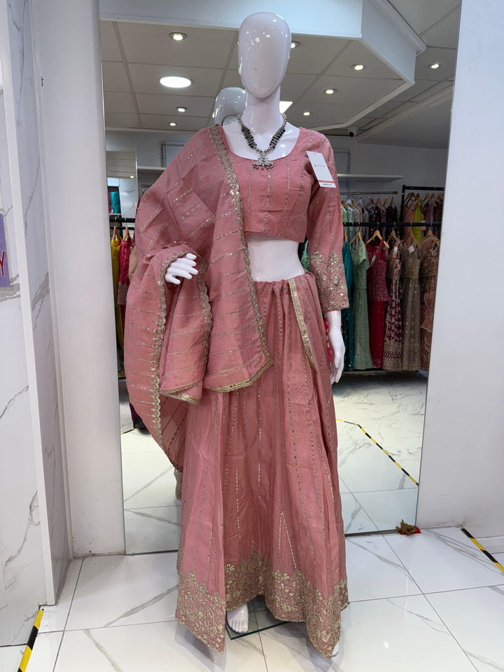 Exquisite Embroidered Lehenga Choli – Perfect for Parties & Special Occasions - Shree