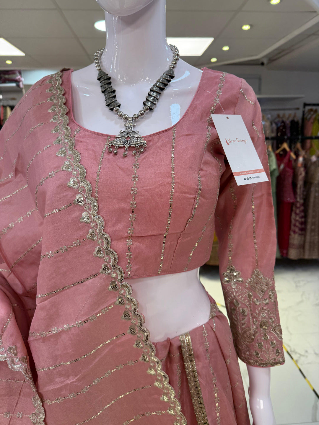 Exquisite Embroidered Lehenga Choli – Perfect for Parties & Special Occasions - Shree