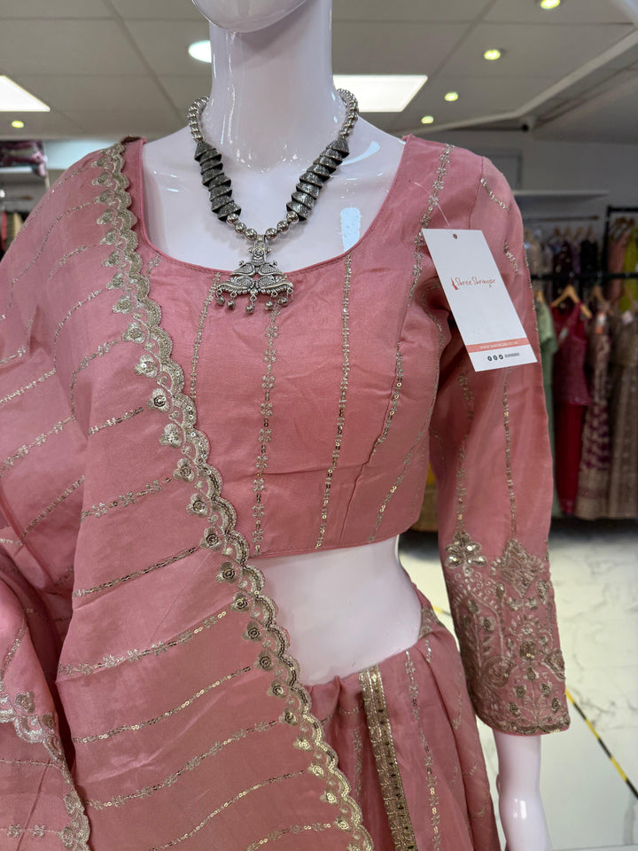 Exquisite Embroidered Lehenga Choli – Perfect for Parties & Special Occasions - Shree