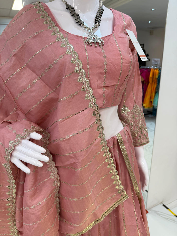 Exquisite Embroidered Lehenga Choli – Perfect for Parties & Special Occasions - Shree