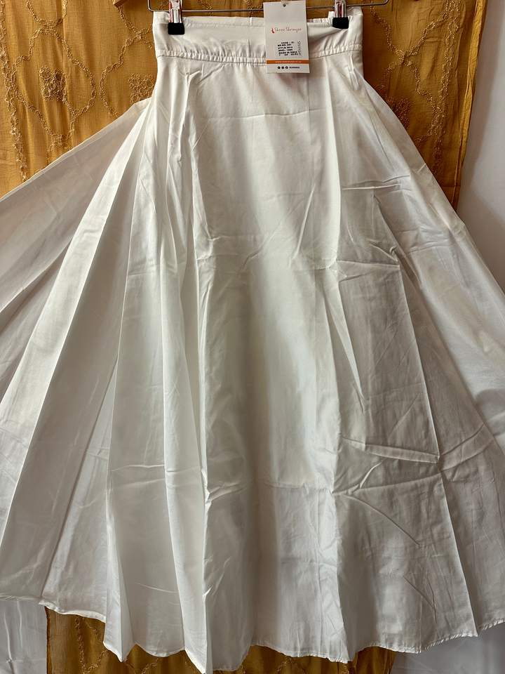 Satin Silk Skirt - 40-inch Length Elegance | Luxurious Soft Material - Shree Shringar