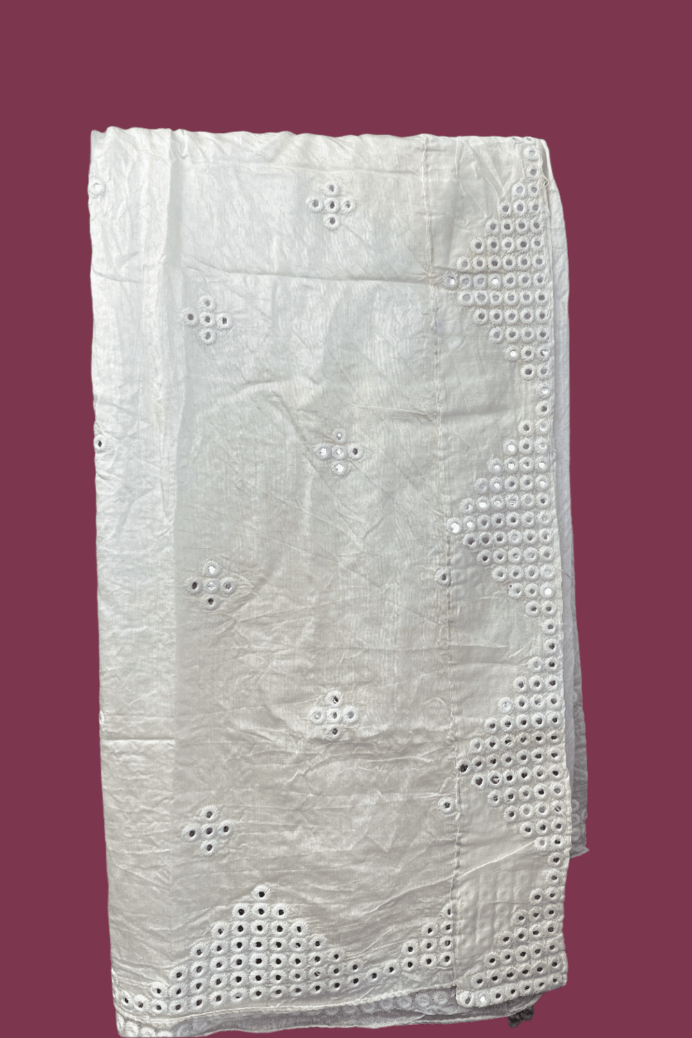 Luxurious Cotton Sequin Dupatta - 2.5m Length - Shree Shringar