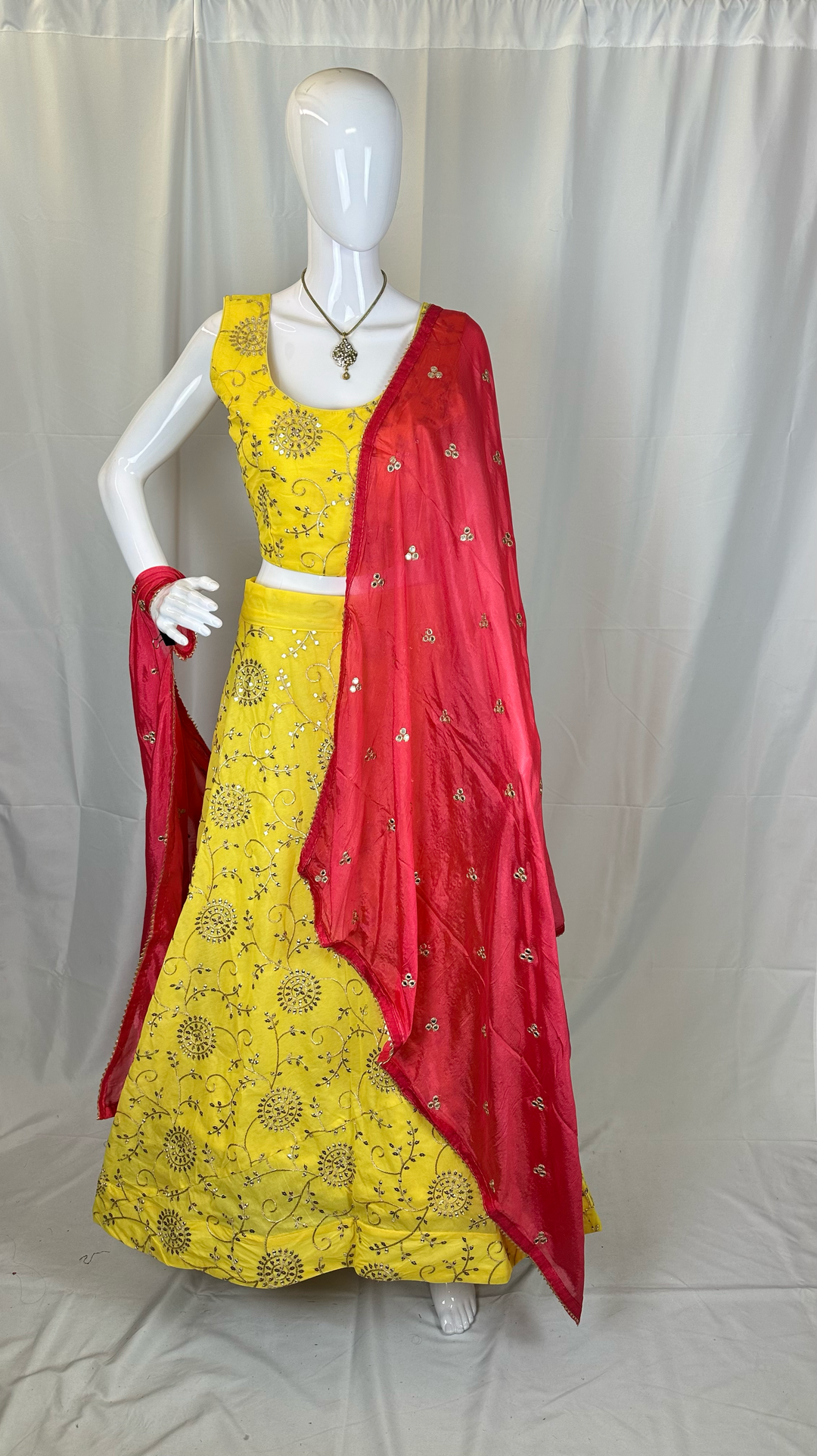 Elegant Lehenga Choli Set with Embroidered Dupatta - Shree Shringar