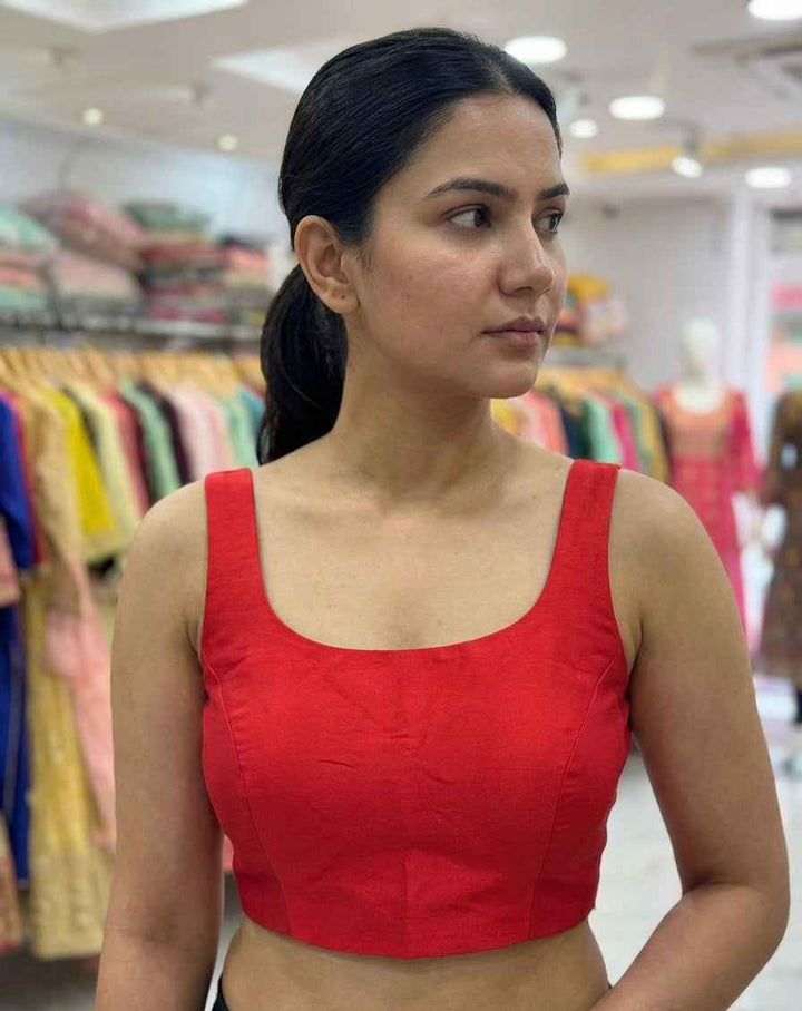 Silk Sleeveless Blouse