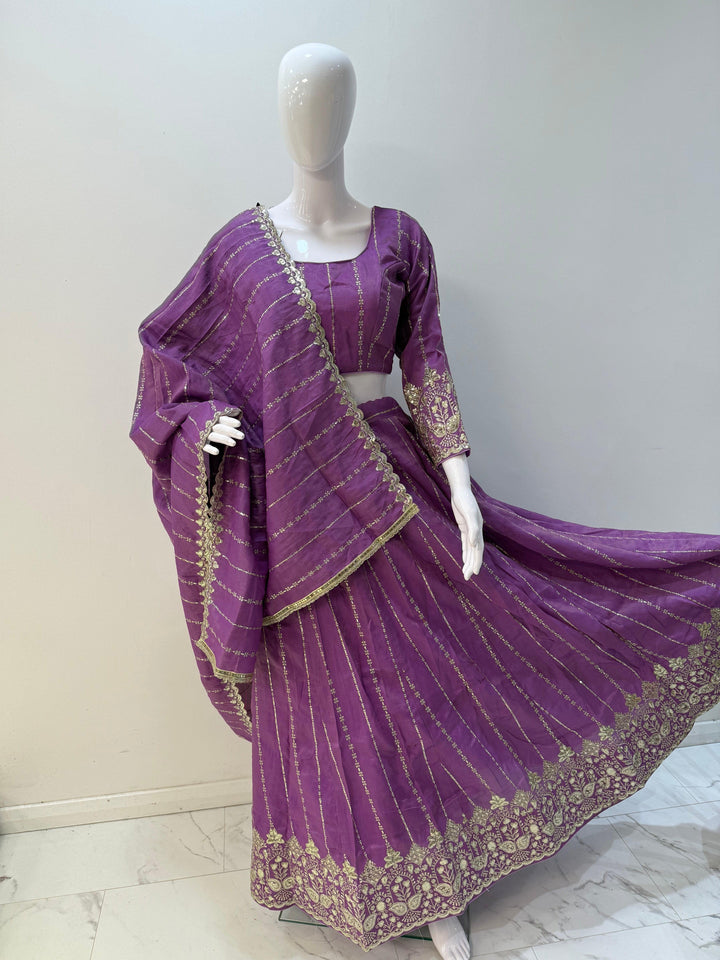 Exquisite Embroidered Lehenga Choli – Perfect for Parties & Special Occasions - Shree