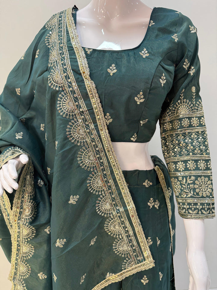 Stunning Gold Embroidered Lehenga Choli – A Must-Have for Special Occasions - Shree