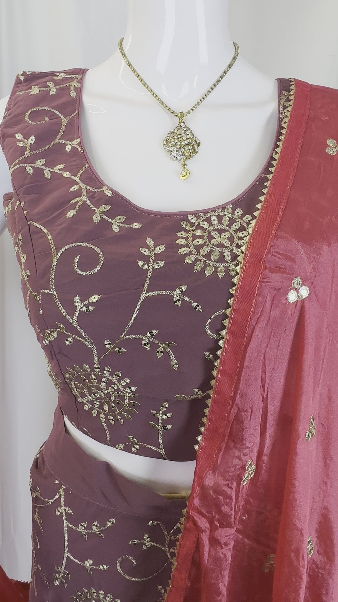 Elegant Lehenga Choli Set with Embroidered Dupatta