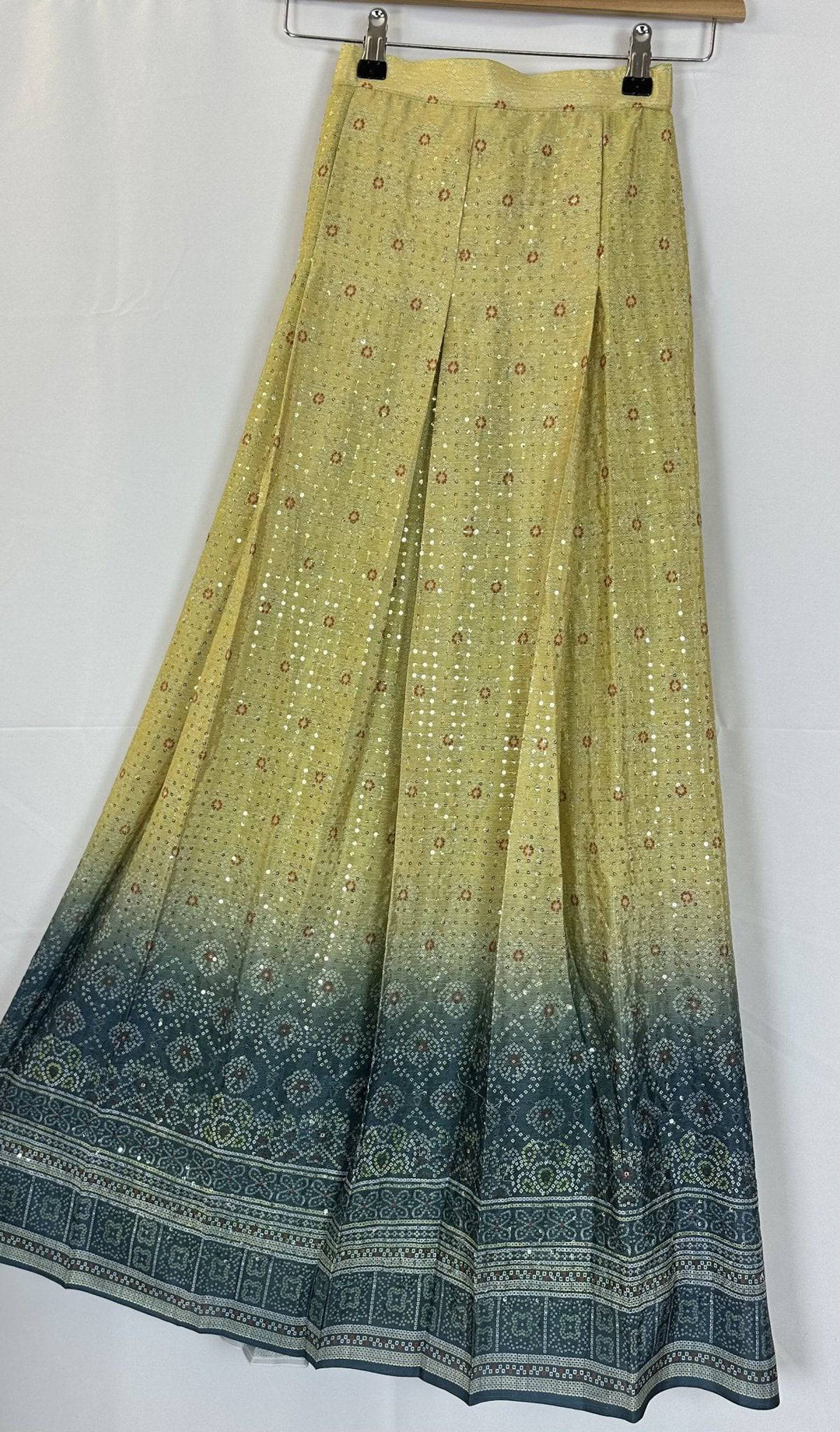 Elegant Georgette Skirt with Intricate Sequin Work - Traditional Wear - Shree Shringar